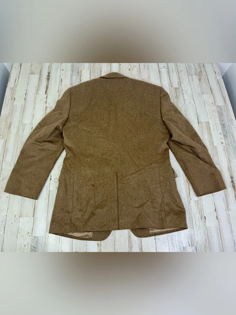 Jos A Bank Mens 41R 100% Camel Hair Blazer Brown Sport Coat Jacket Lined